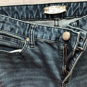 Free People Skinny Jeans with Knee Holes
